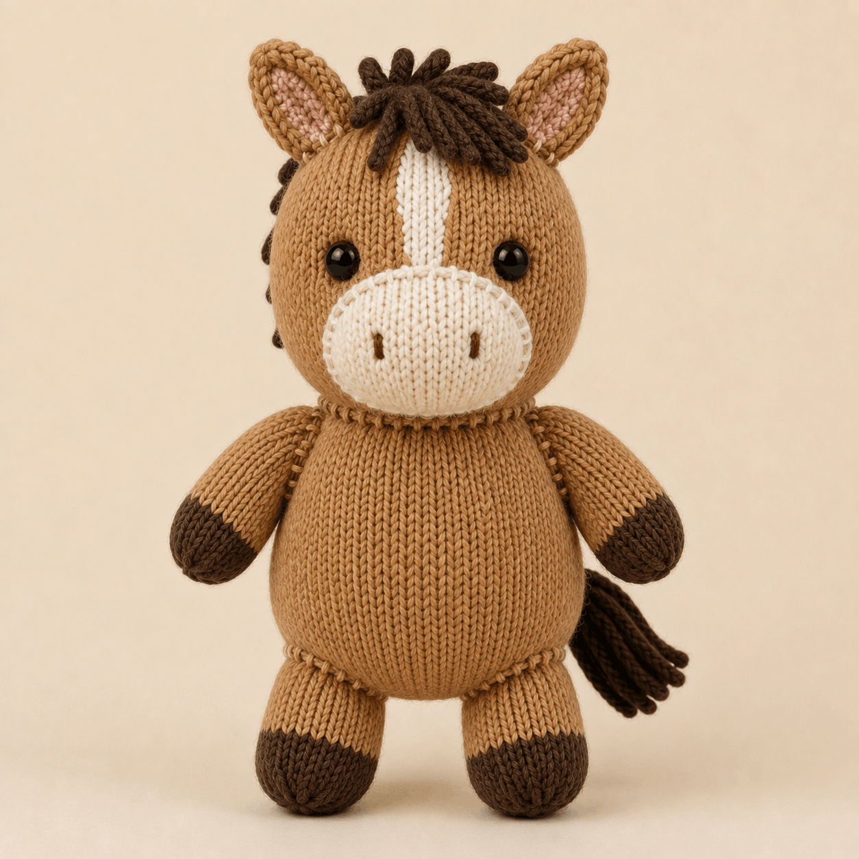 Cedar the Cozy Pony Knitting Pattern – Free PDF
