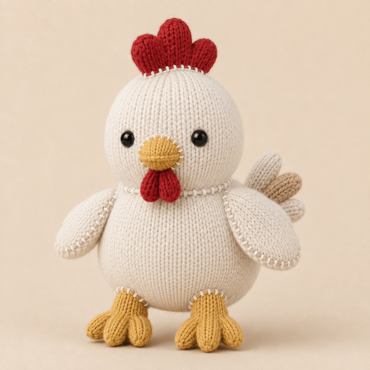How to Make Clara the Cozy Hen – Hen Knitting Pattern PDF