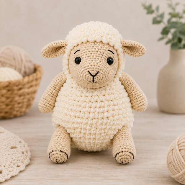 How to Make Woolly Sheep Amigurumi – Crochet Sheep Pattern PDF