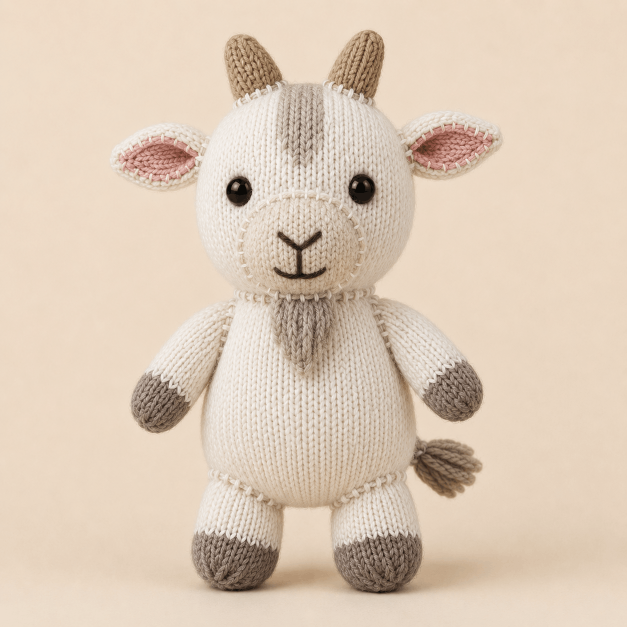 Mabel the Little Goat Knitting Pattern – Free PDF Project Guide