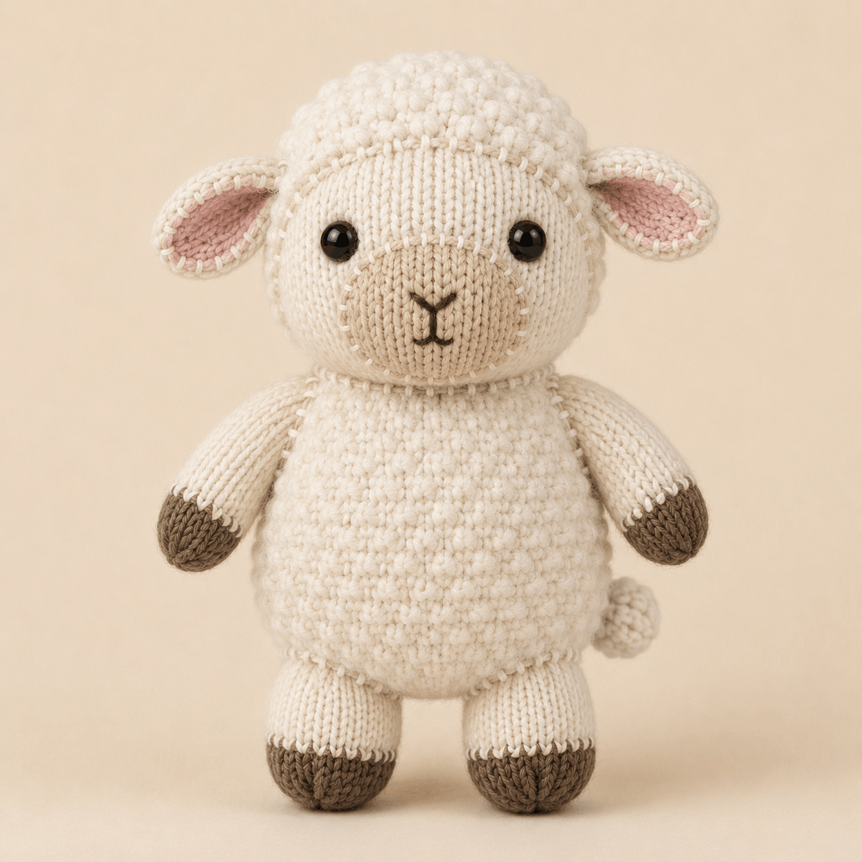 Maisie the Little Lamb Knitting Pattern – Plushie PDF