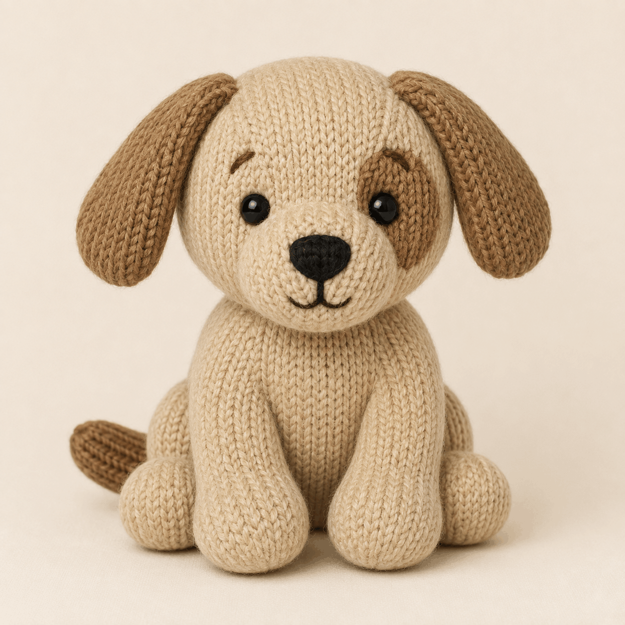 How to Knit Biscuit – Patch-Eyed Puppy Knitting Pattern PDF