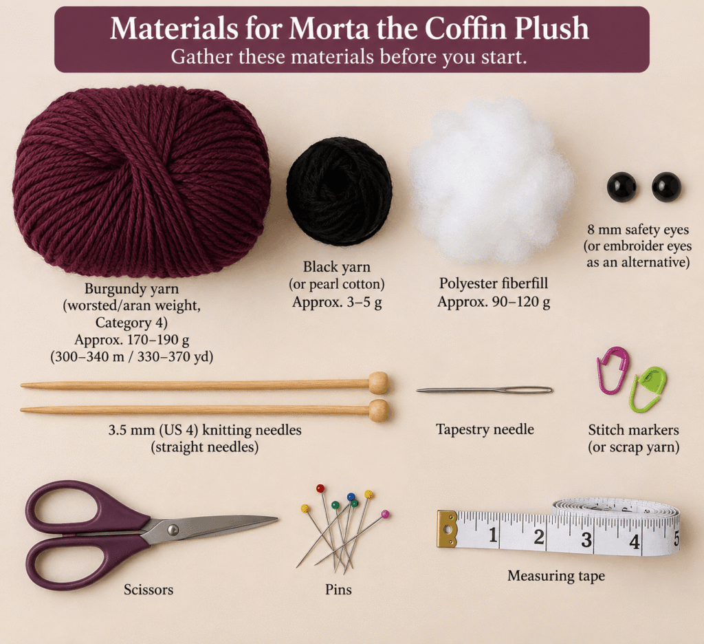 coffin-plush-knitting-pattern-morta-halloween-plush-materials