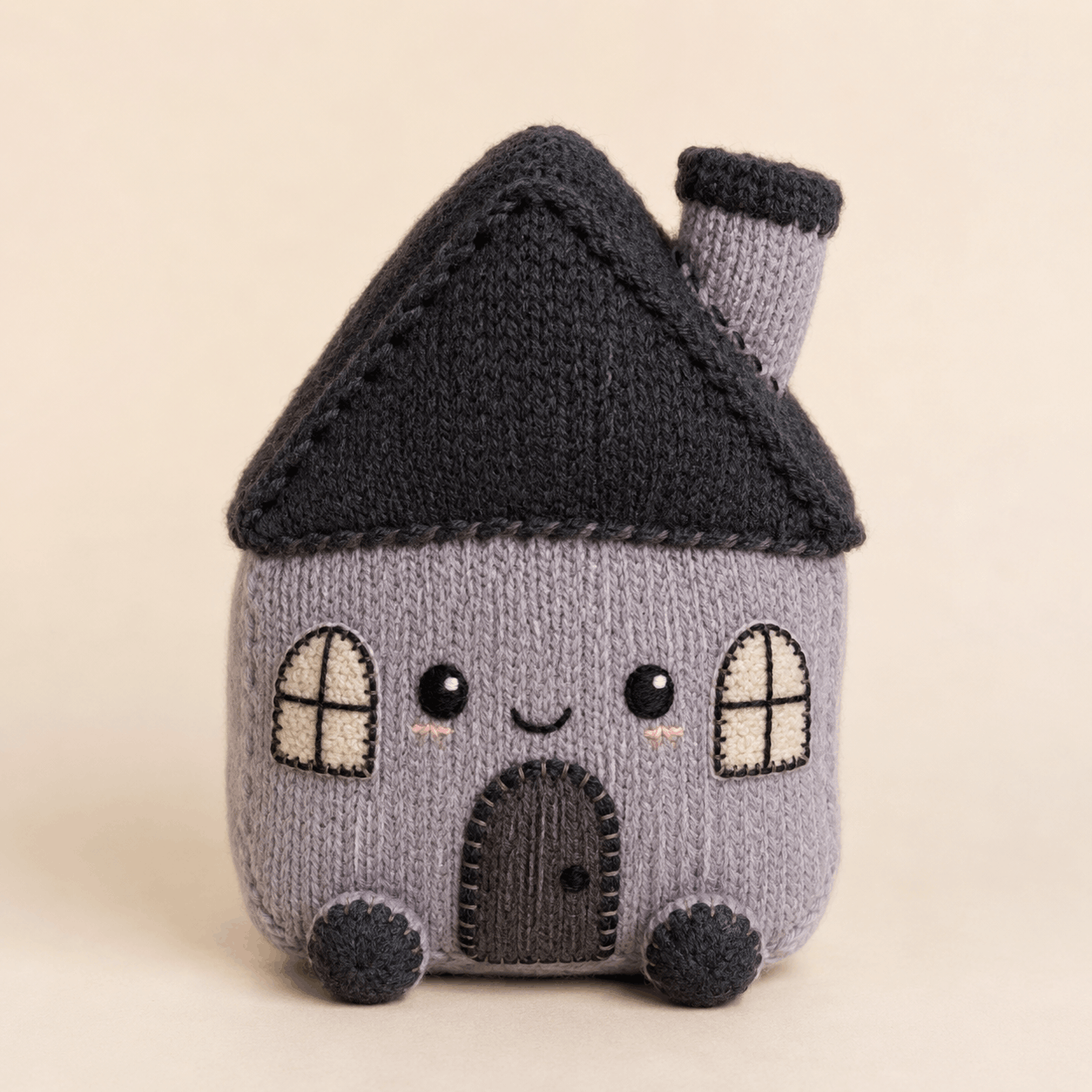 Misty the Little Haunted House Knitting Pattern