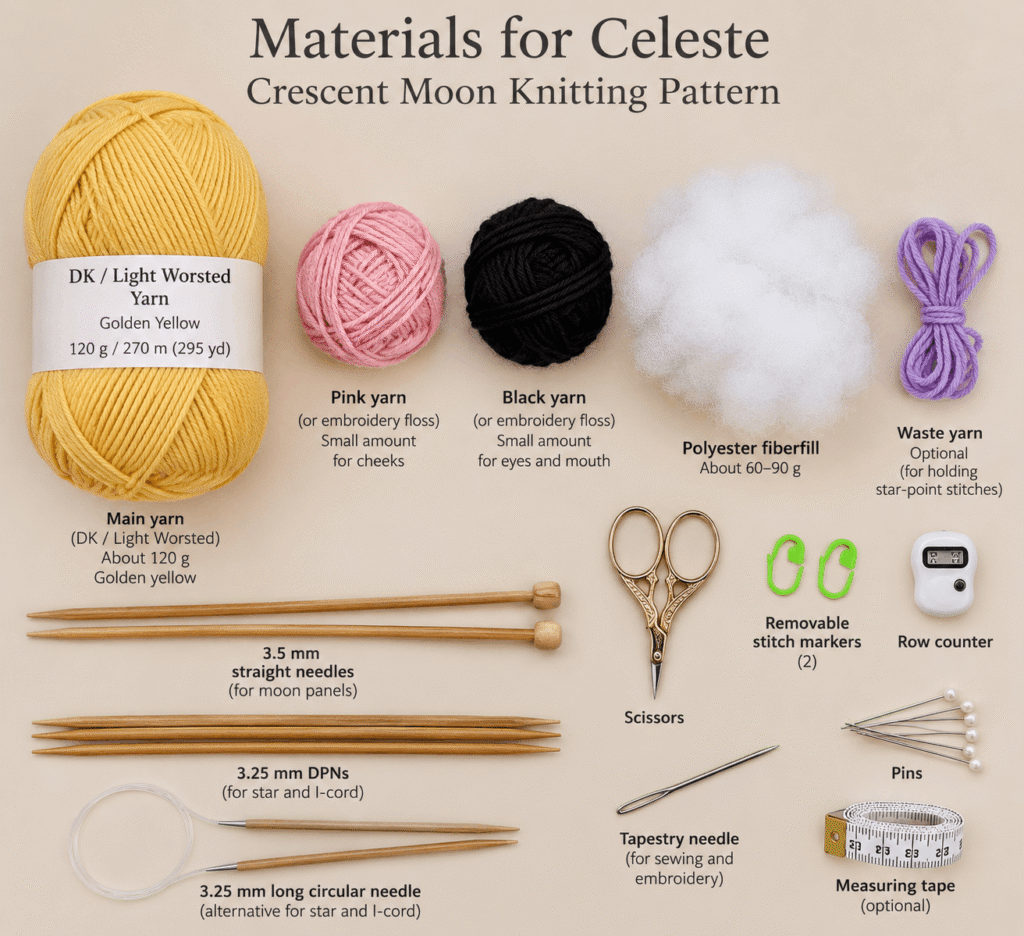 celeste-crescent-moon-knitting-pattern-materials