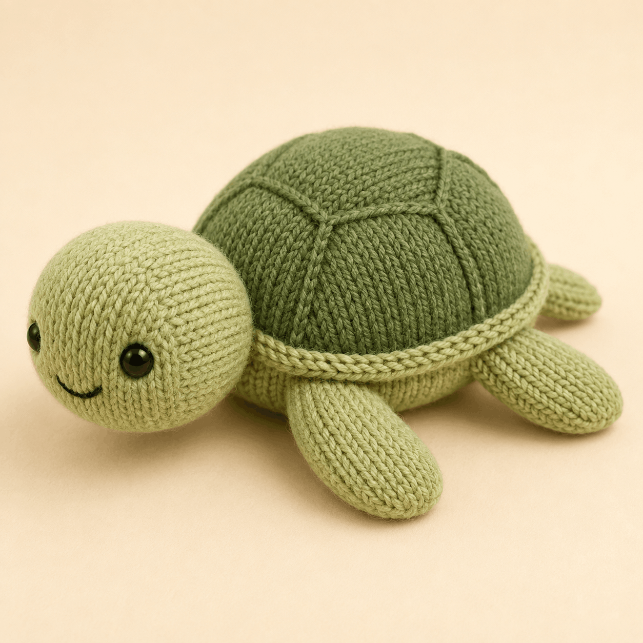 Mossy the Little Turtle – Knitted Turtle Pattern PDF