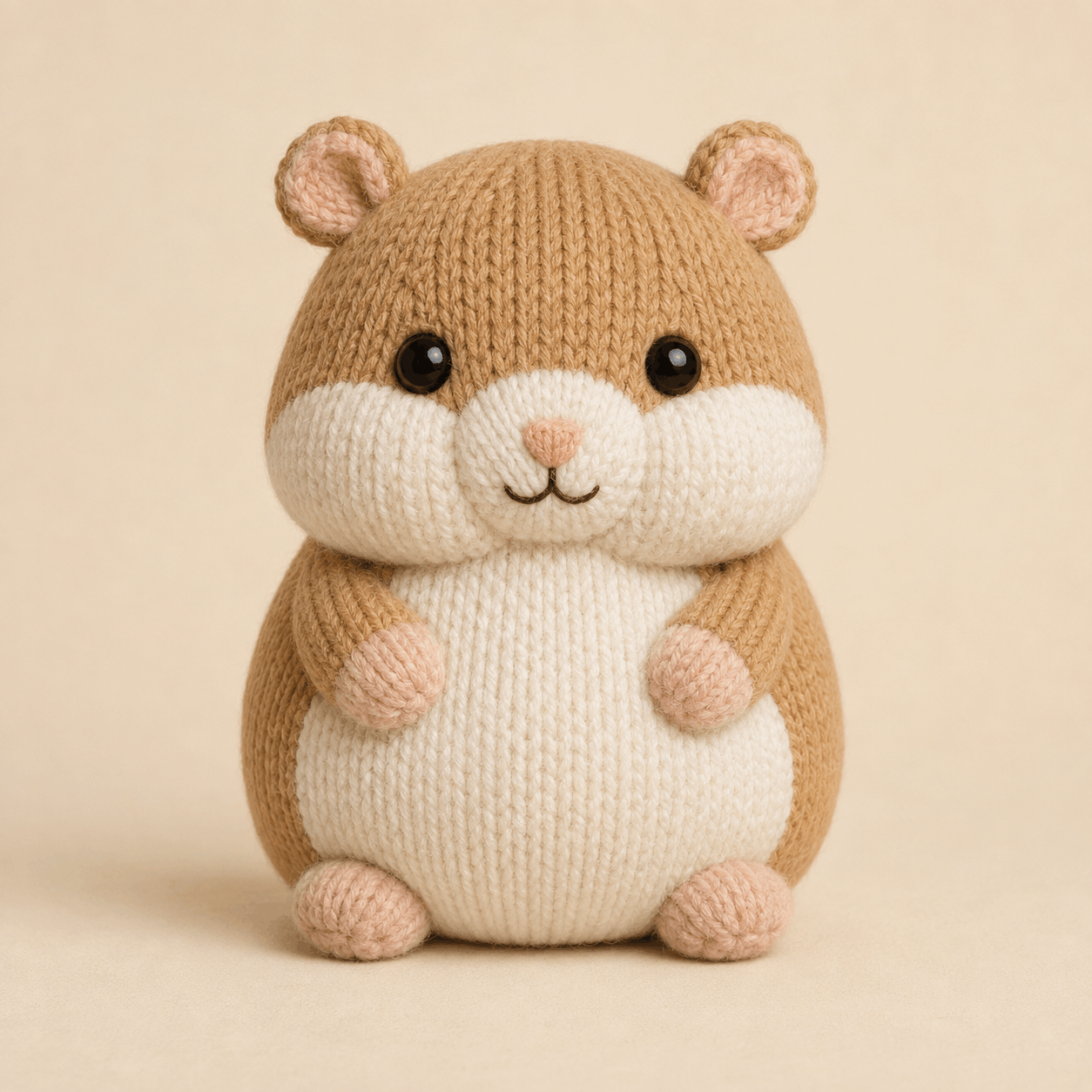 Hazel the Cozy Hamster Knitting Pattern – Free PDF