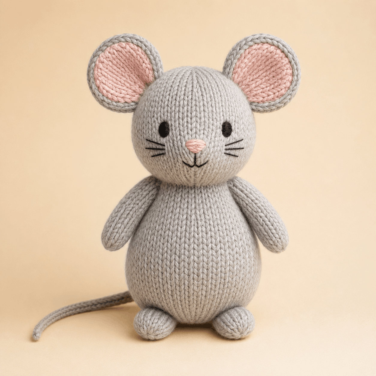 Milo the Little Mouse Knitted Mouse Pattern