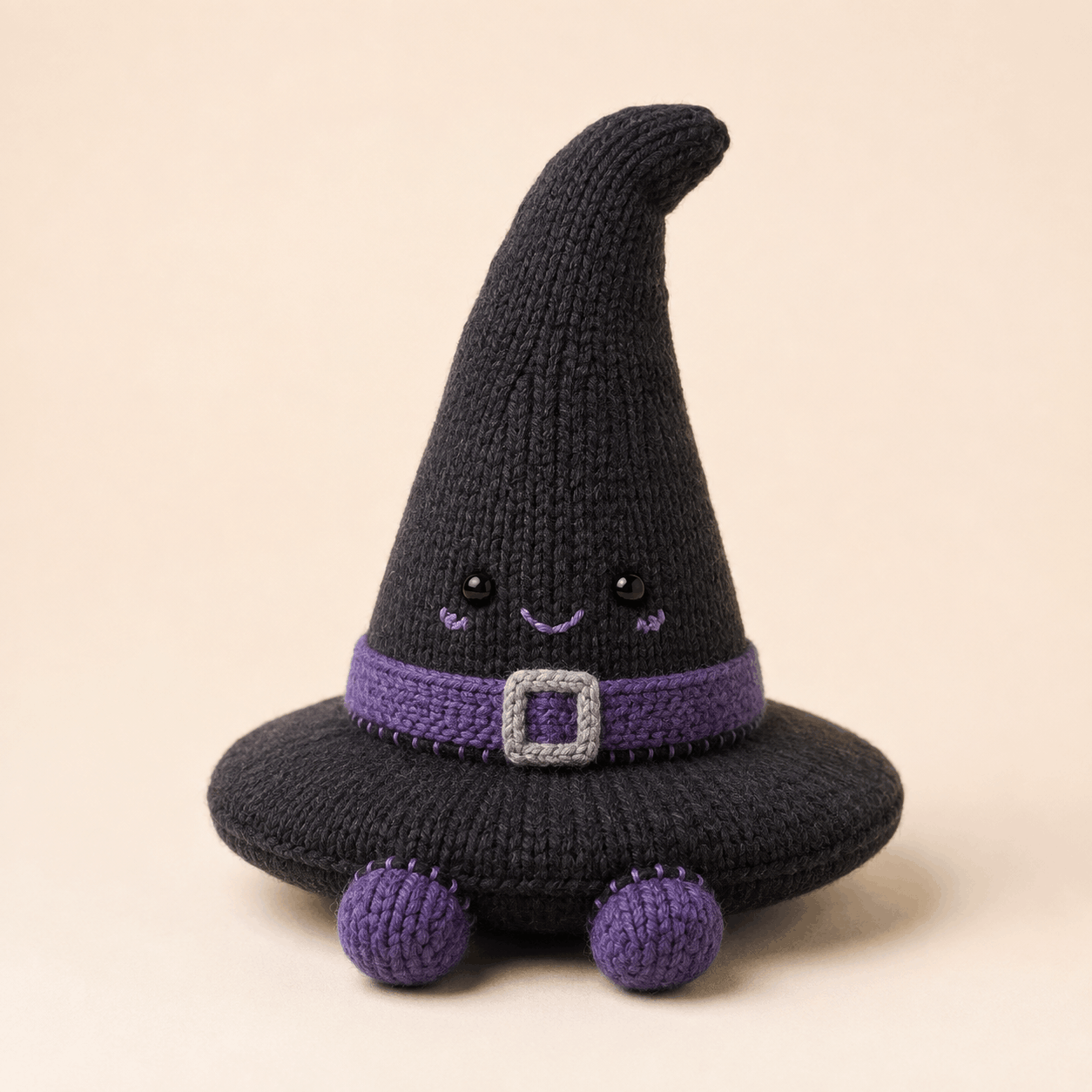 Mabel the Little Witch Hat Knitting Pattern – Plushie PDF